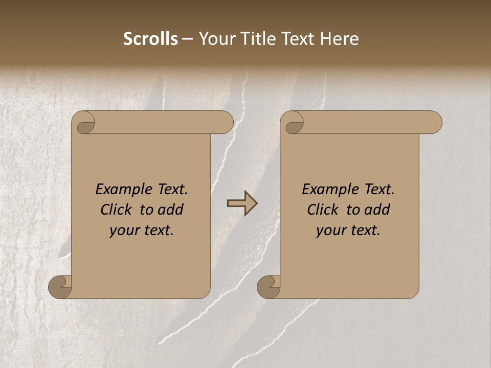A Piece Of Wood That Has Been Cut In Half PowerPoint Template