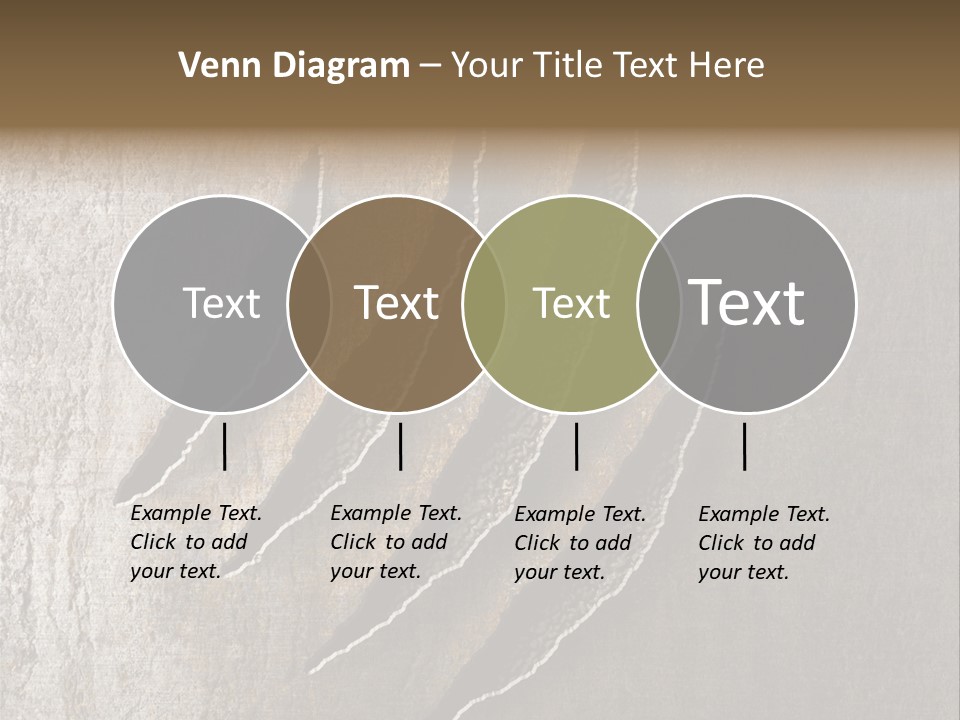 A Piece Of Wood That Has Been Cut In Half PowerPoint Template