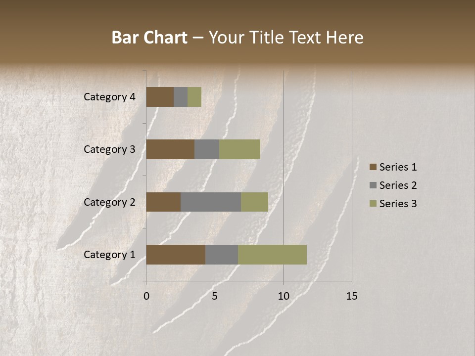 A Piece Of Wood That Has Been Cut In Half PowerPoint Template