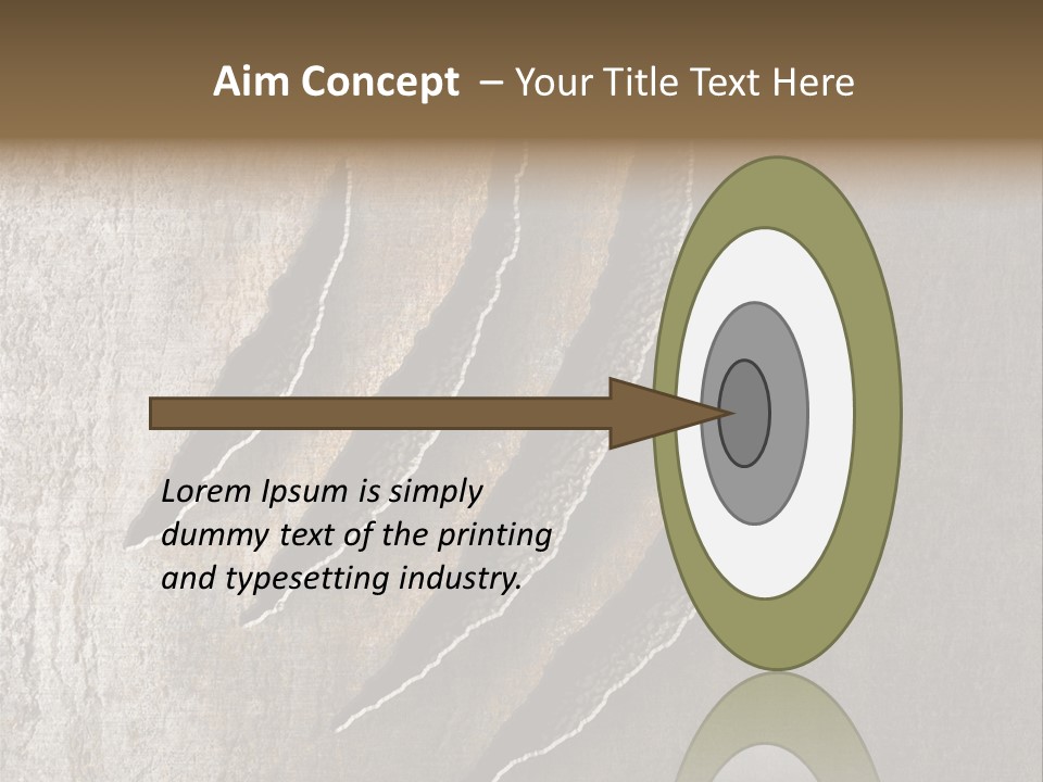 A Piece Of Wood That Has Been Cut In Half PowerPoint Template