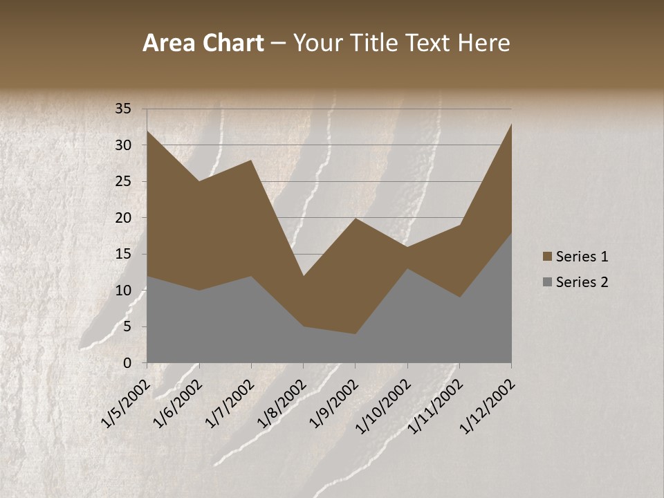 A Piece Of Wood That Has Been Cut In Half PowerPoint Template