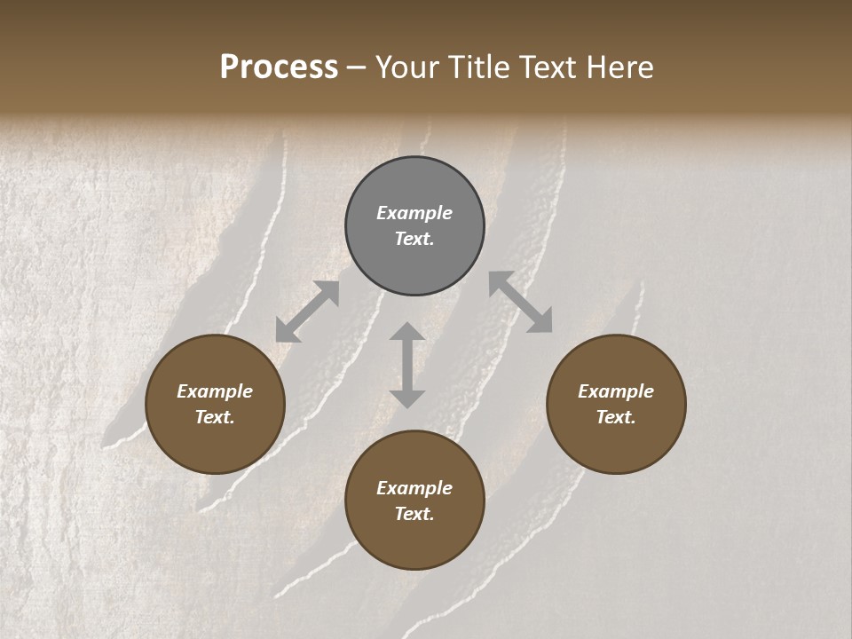 A Piece Of Wood That Has Been Cut In Half PowerPoint Template