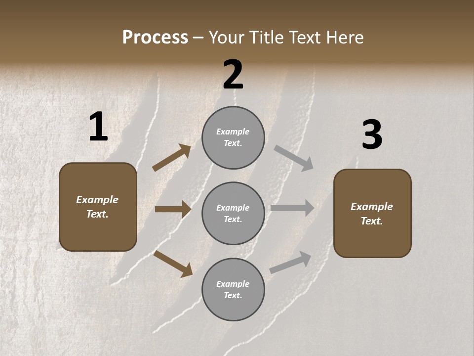 A Piece Of Wood That Has Been Cut In Half PowerPoint Template