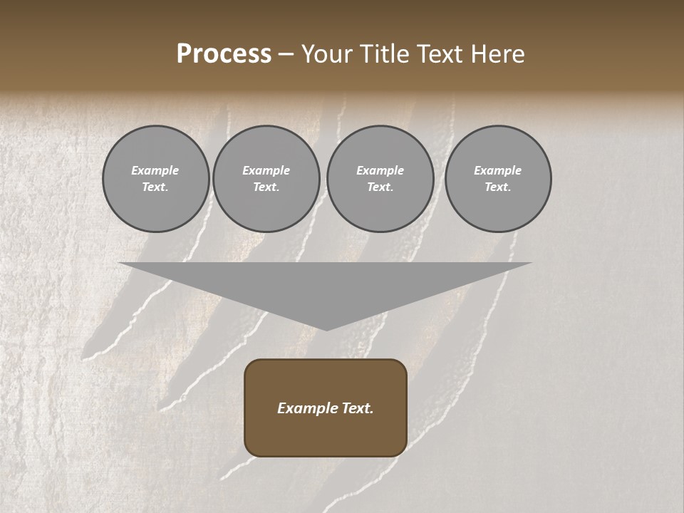 A Piece Of Wood That Has Been Cut In Half PowerPoint Template