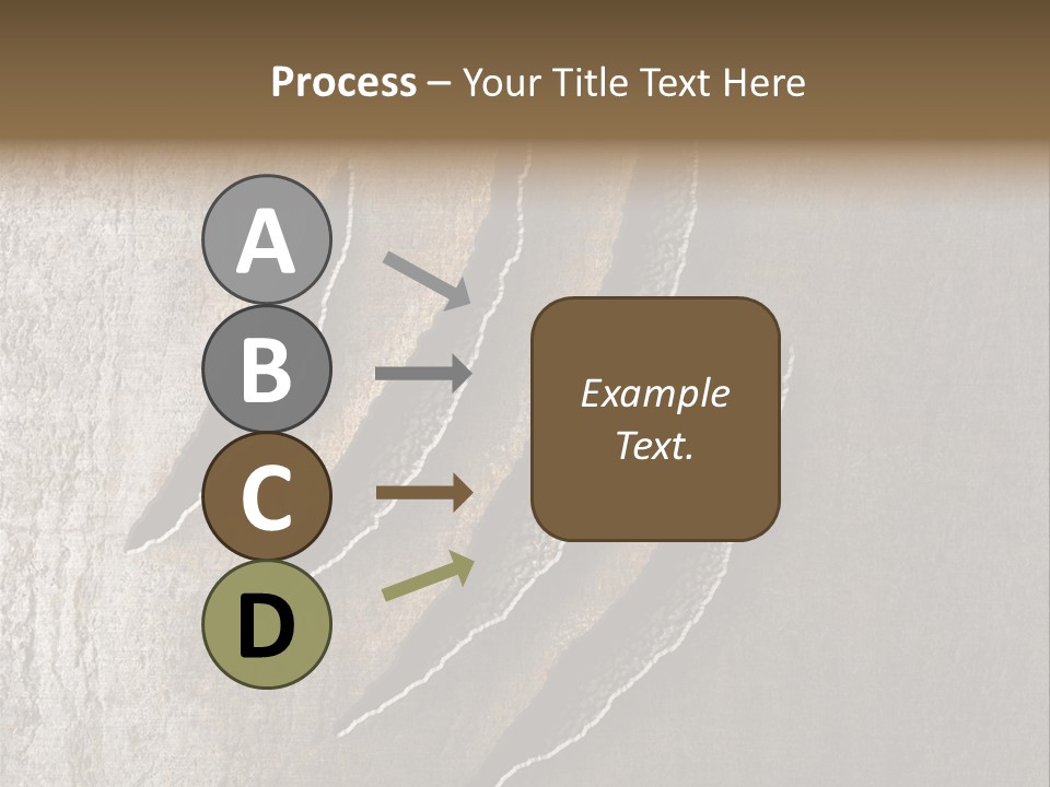 A Piece Of Wood That Has Been Cut In Half PowerPoint Template