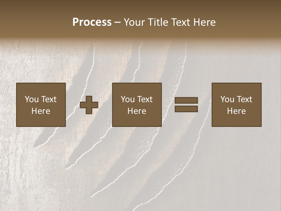 A Piece Of Wood That Has Been Cut In Half PowerPoint Template