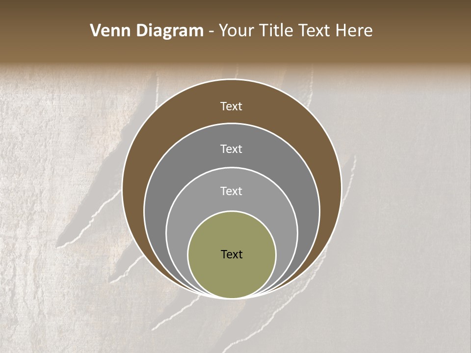 A Piece Of Wood That Has Been Cut In Half PowerPoint Template