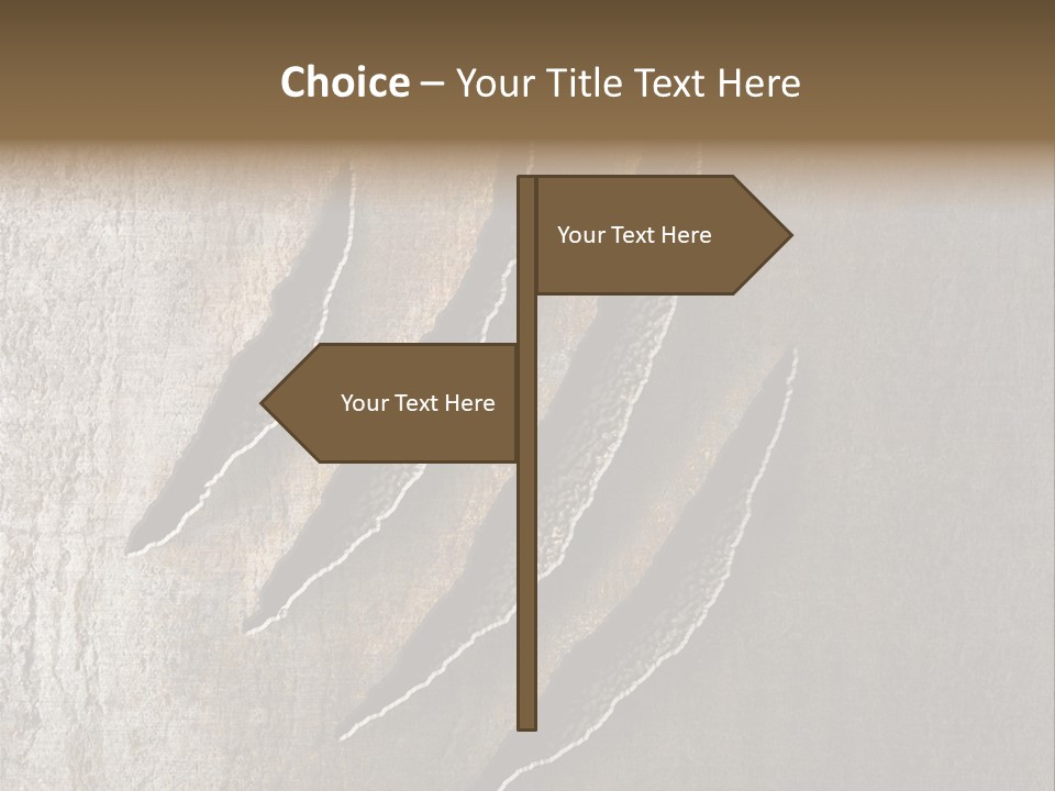 A Piece Of Wood That Has Been Cut In Half PowerPoint Template