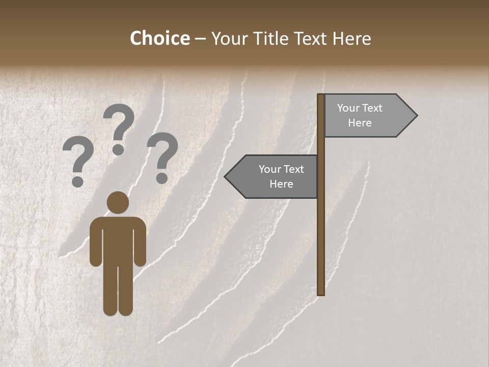 A Piece Of Wood That Has Been Cut In Half PowerPoint Template