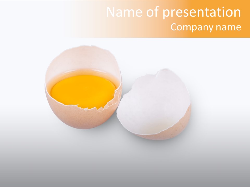 Color Image Breakfast Freshness PowerPoint Template
