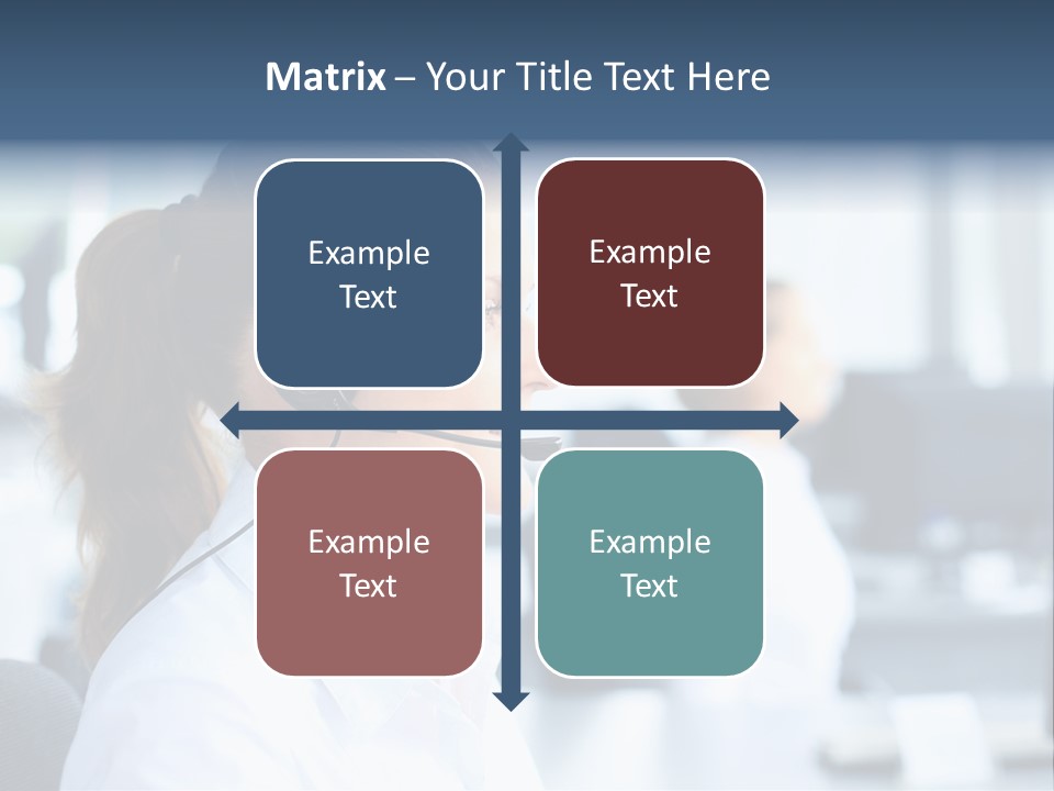 Professional Close Up Manager PowerPoint Template