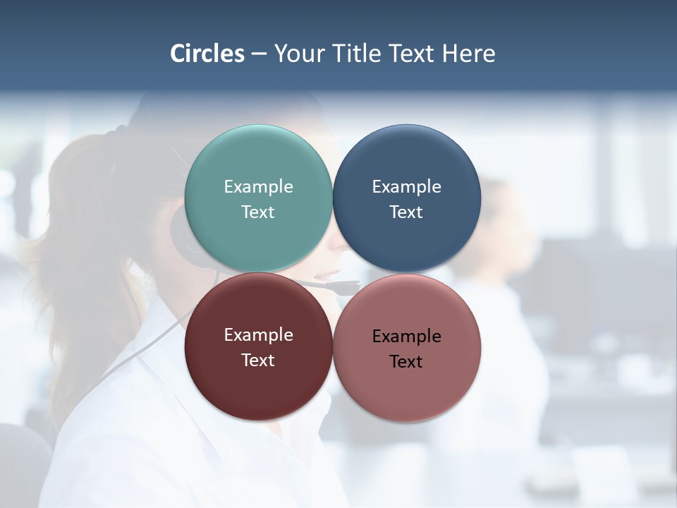 Professional Close Up Manager PowerPoint Template