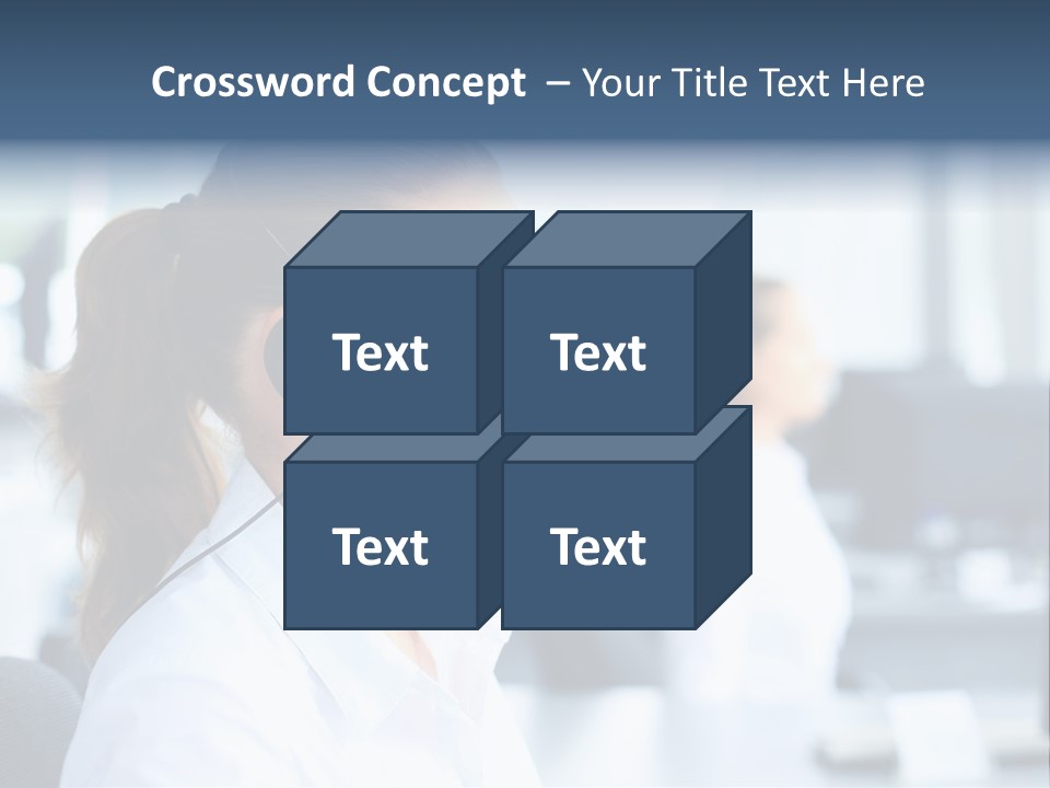 Professional Close Up Manager PowerPoint Template
