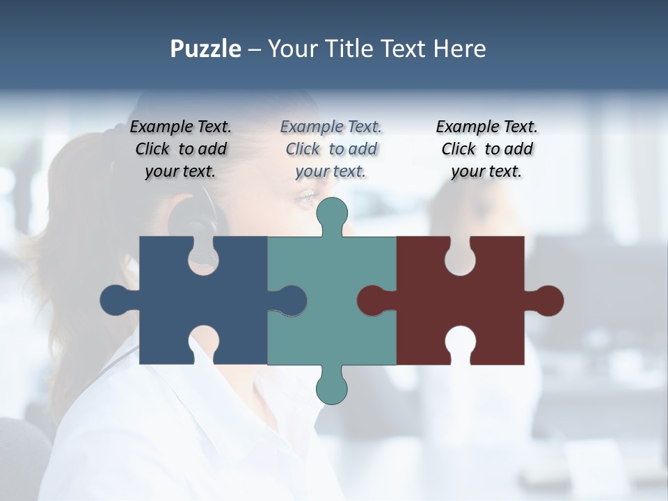Professional Close Up Manager PowerPoint Template