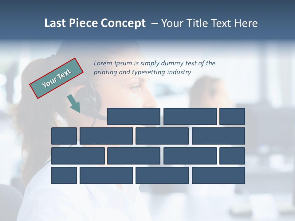 Professional Close Up Manager PowerPoint Template