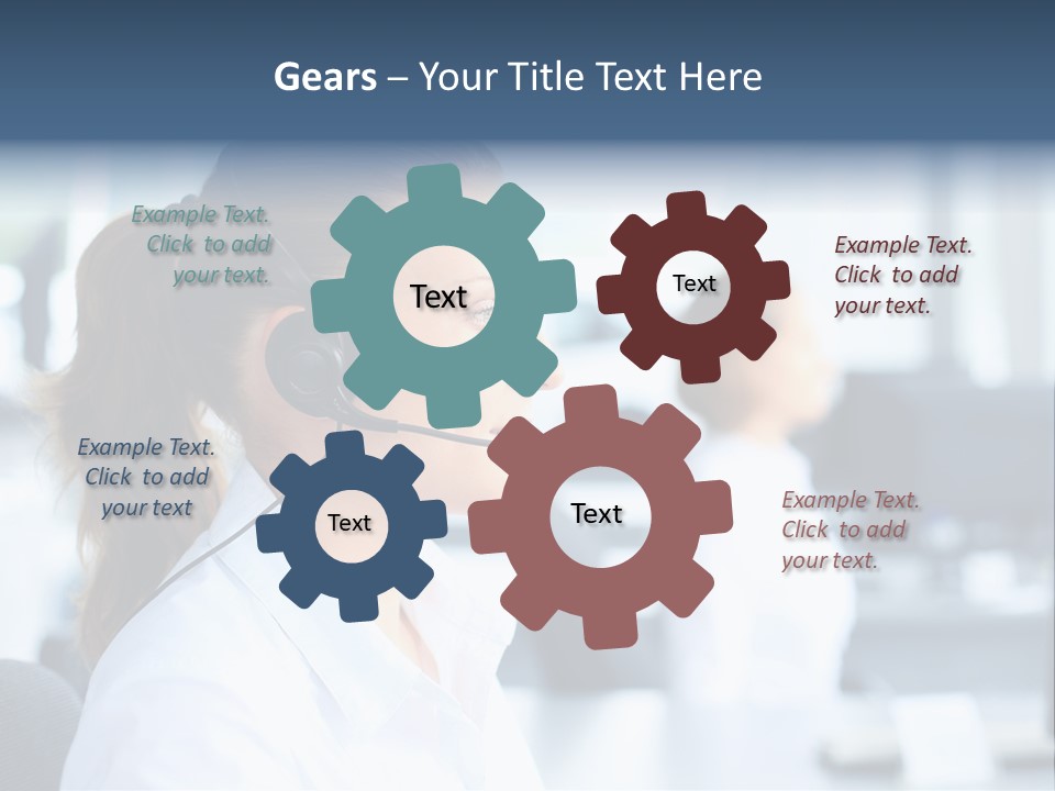 Professional Close Up Manager PowerPoint Template