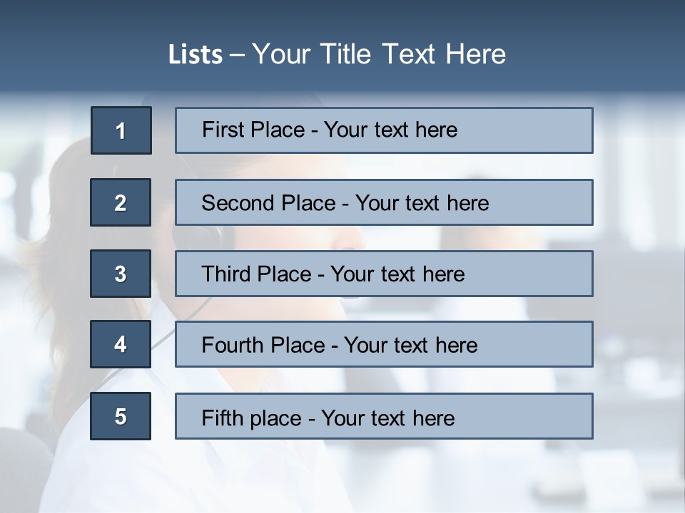 Professional Close Up Manager PowerPoint Template
