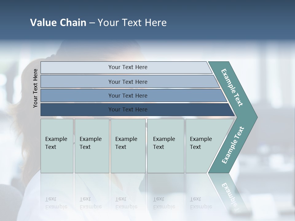 Professional Close Up Manager PowerPoint Template
