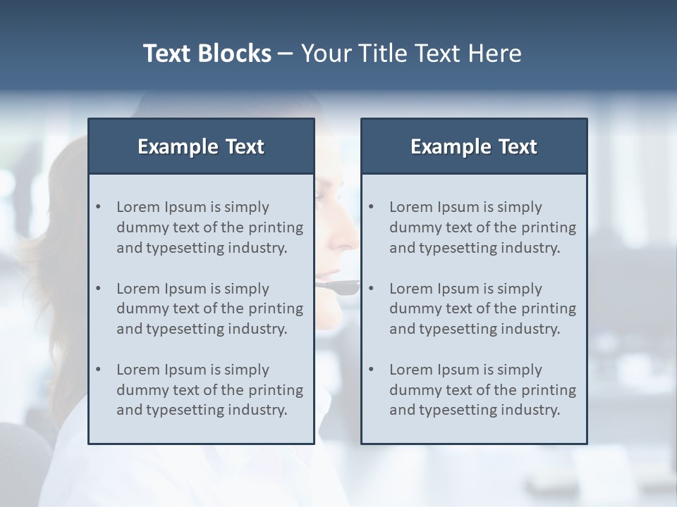 Professional Close Up Manager PowerPoint Template