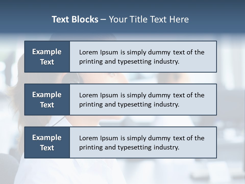 Professional Close Up Manager PowerPoint Template