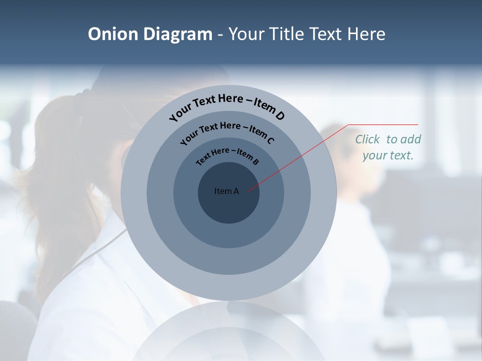 Professional Close Up Manager PowerPoint Template