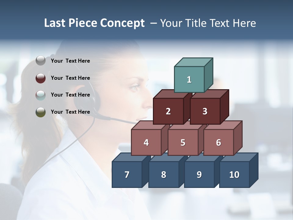 Professional Close Up Manager PowerPoint Template