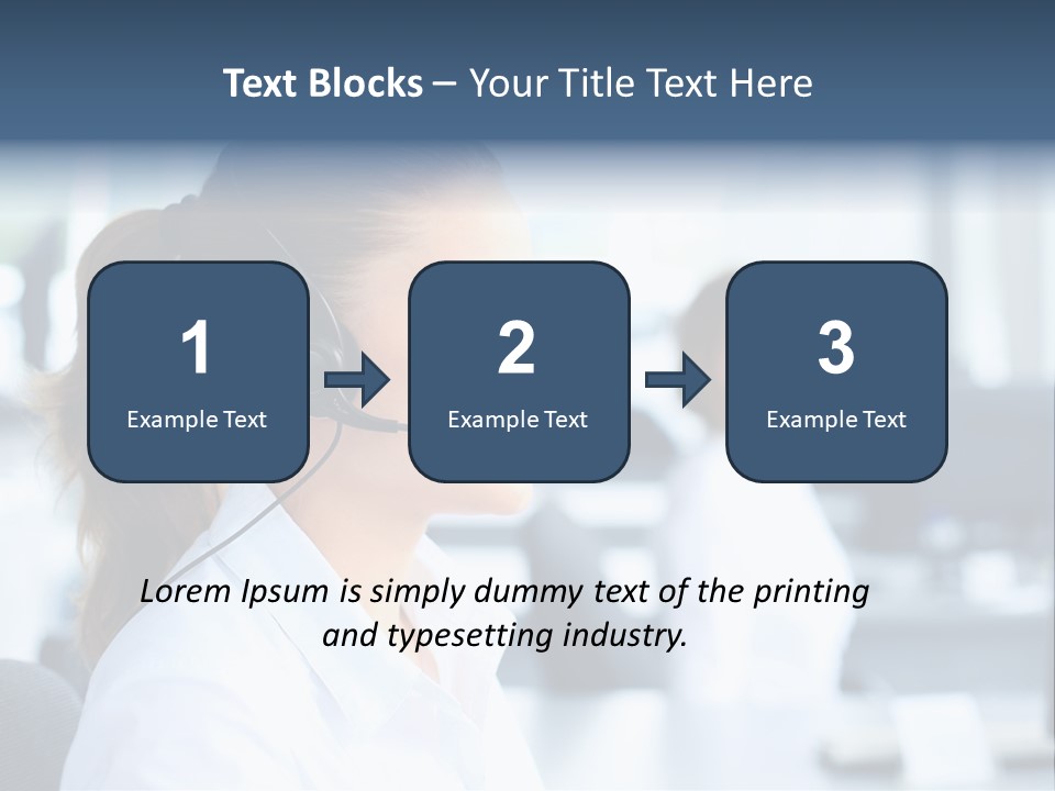 Professional Close Up Manager PowerPoint Template