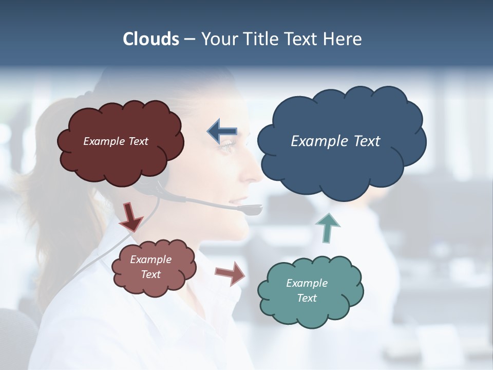 Professional Close Up Manager PowerPoint Template