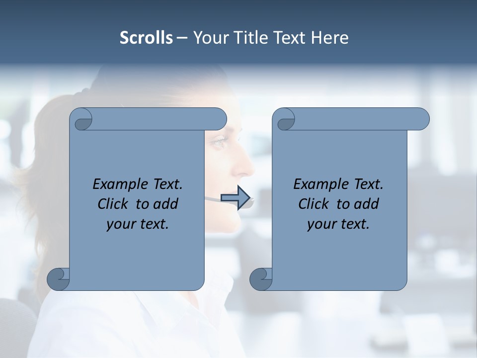 Professional Close Up Manager PowerPoint Template