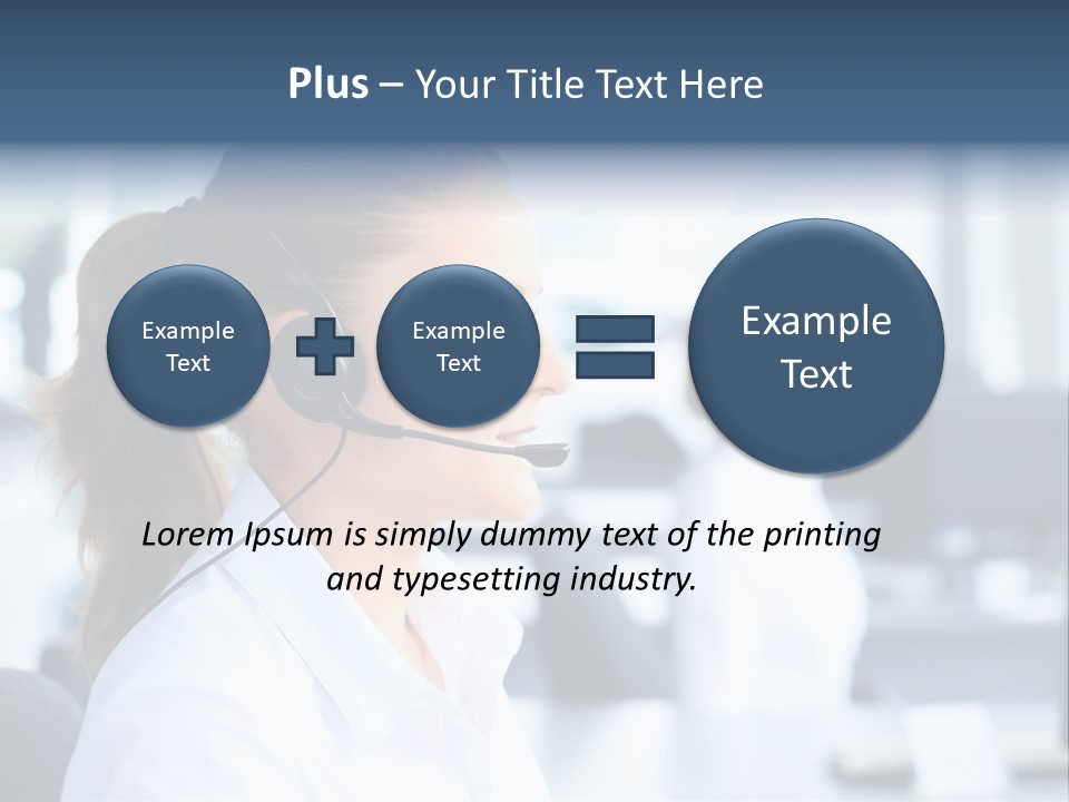 Professional Close Up Manager PowerPoint Template