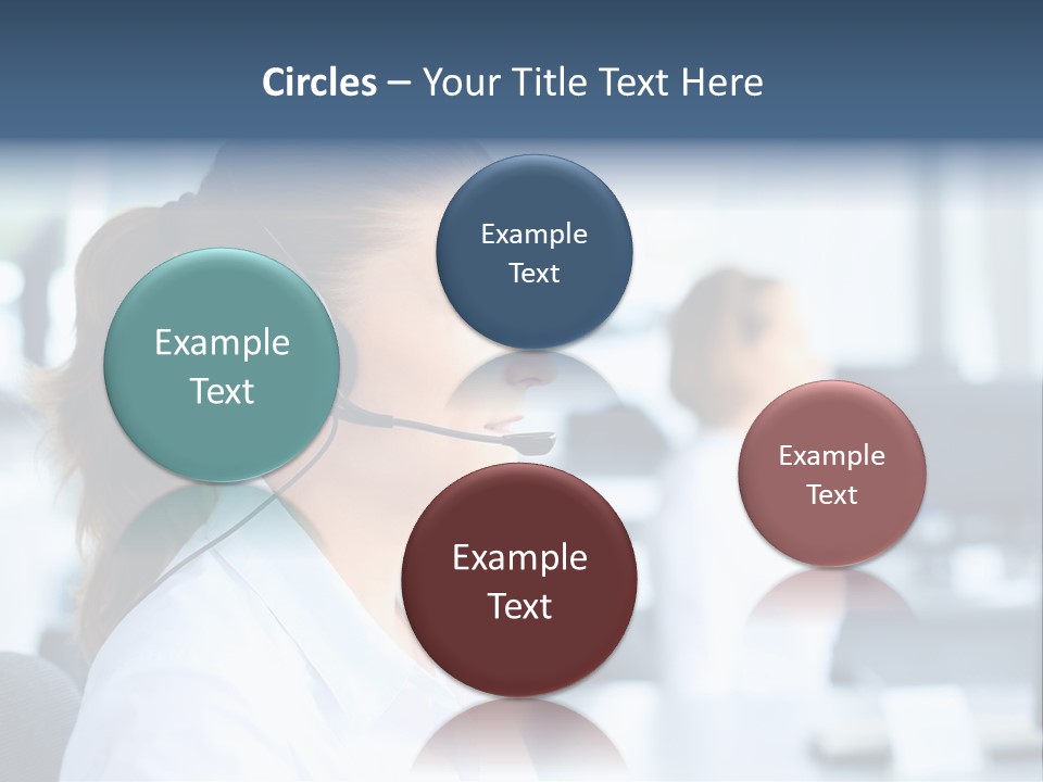 Professional Close Up Manager PowerPoint Template
