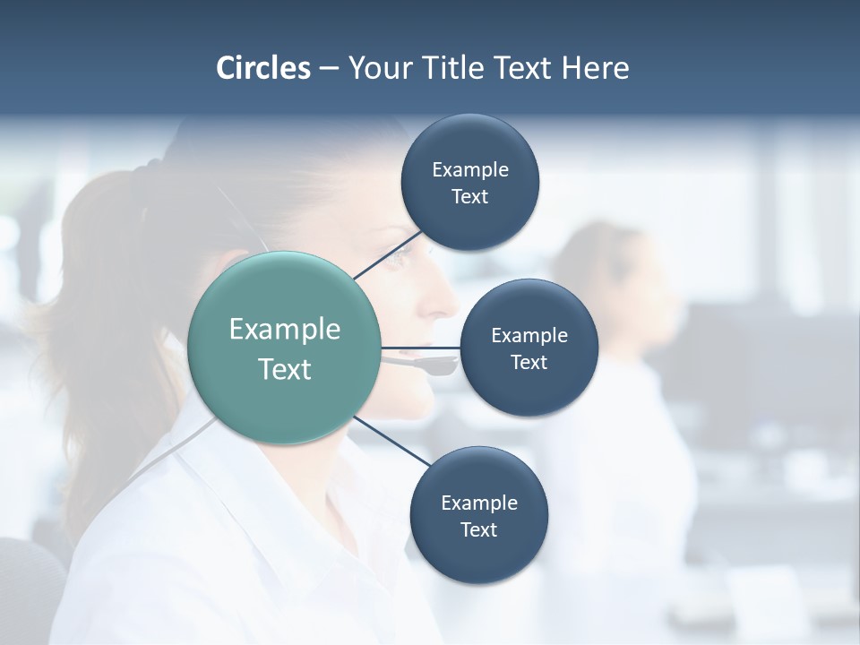 Professional Close Up Manager PowerPoint Template