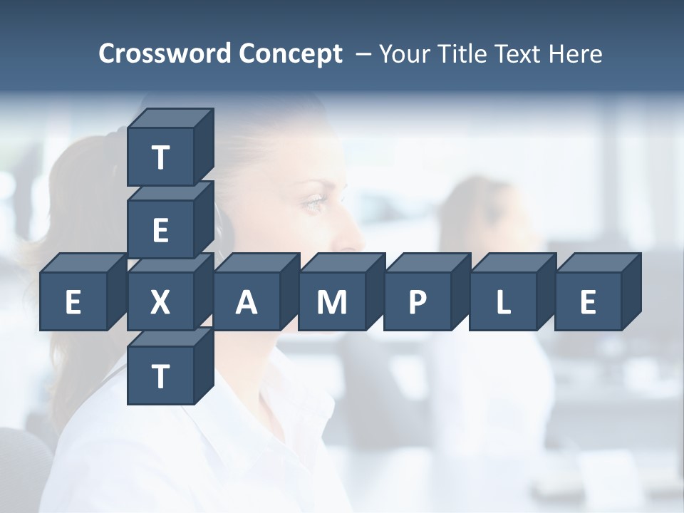 Professional Close Up Manager PowerPoint Template