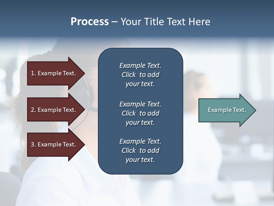 Professional Close Up Manager PowerPoint Template
