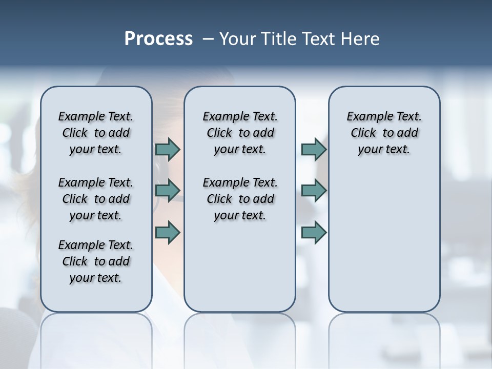 Professional Close Up Manager PowerPoint Template