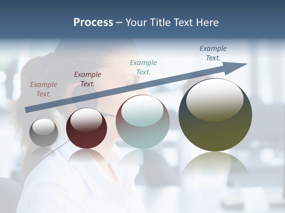 Professional Close Up Manager PowerPoint Template