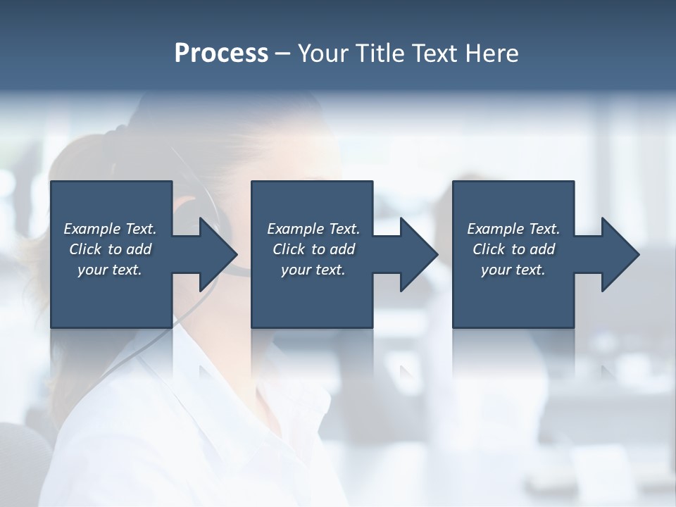 Professional Close Up Manager PowerPoint Template
