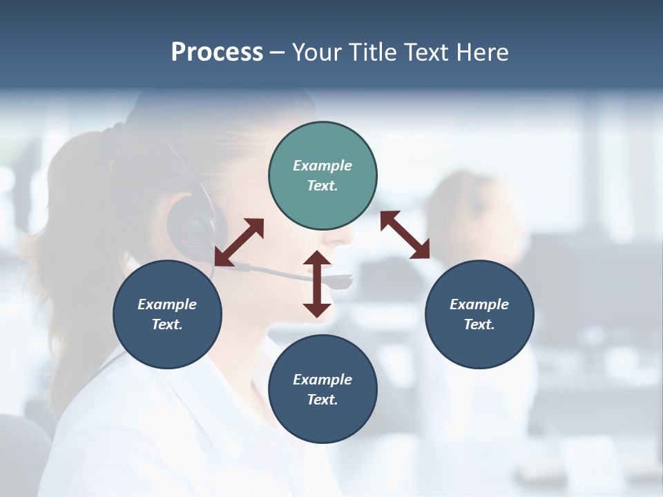 Professional Close Up Manager PowerPoint Template