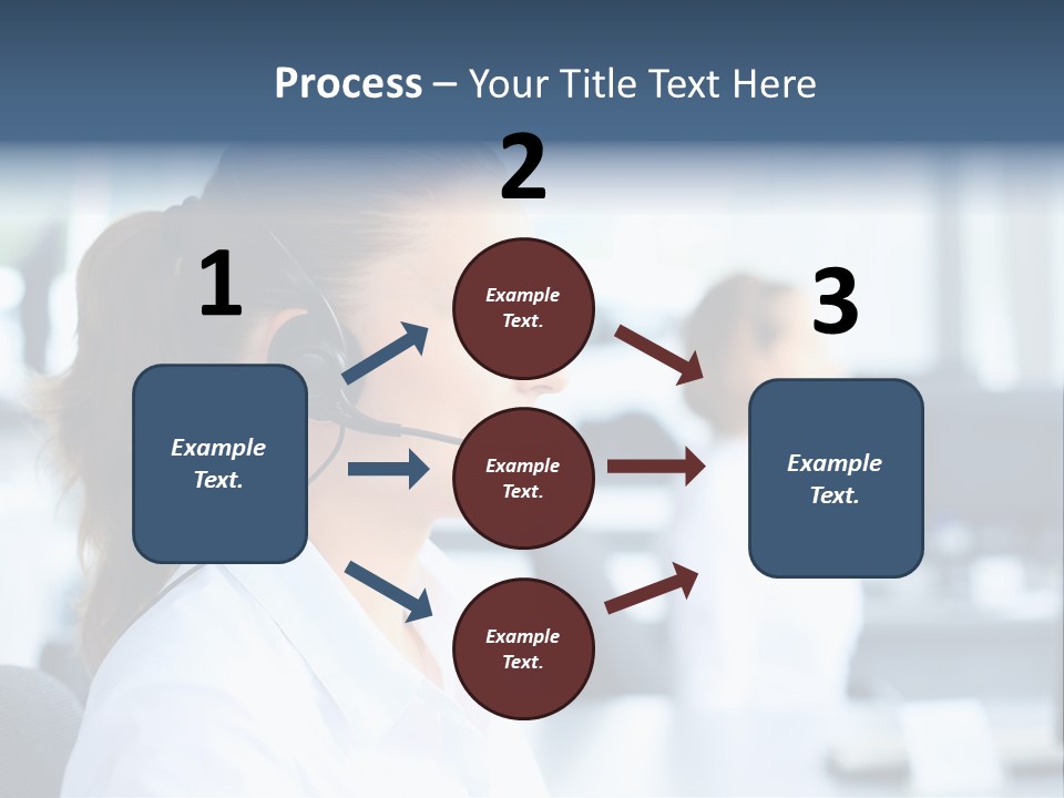 Professional Close Up Manager PowerPoint Template