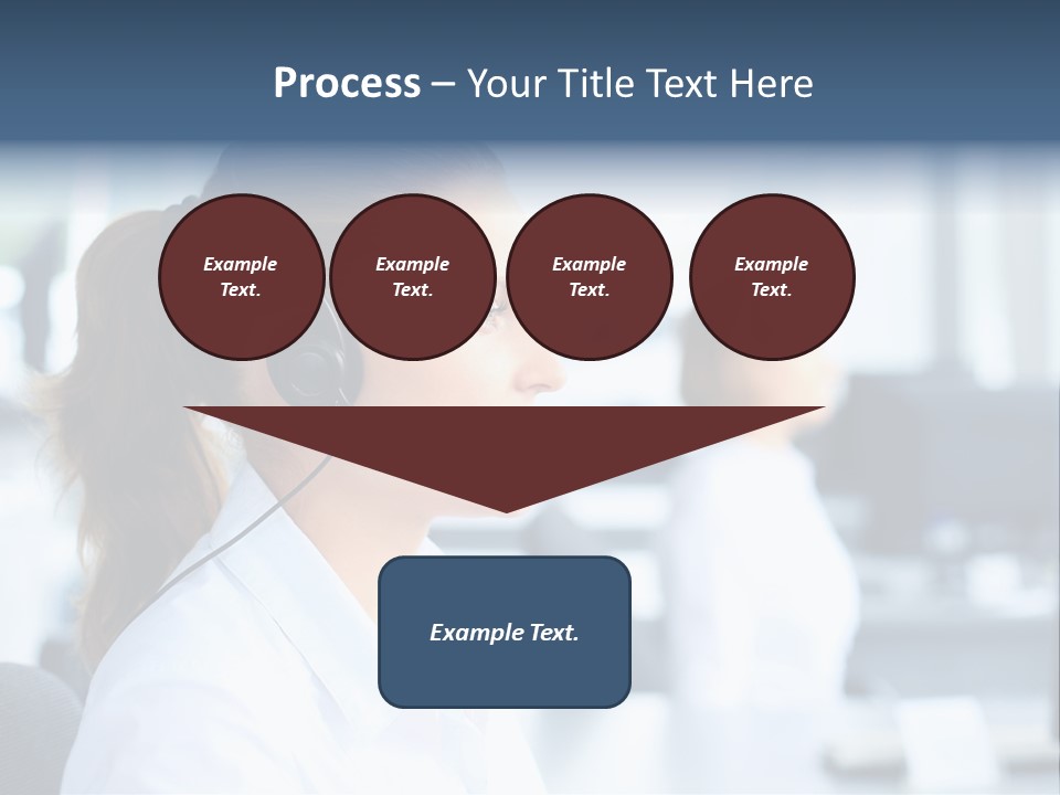 Professional Close Up Manager PowerPoint Template
