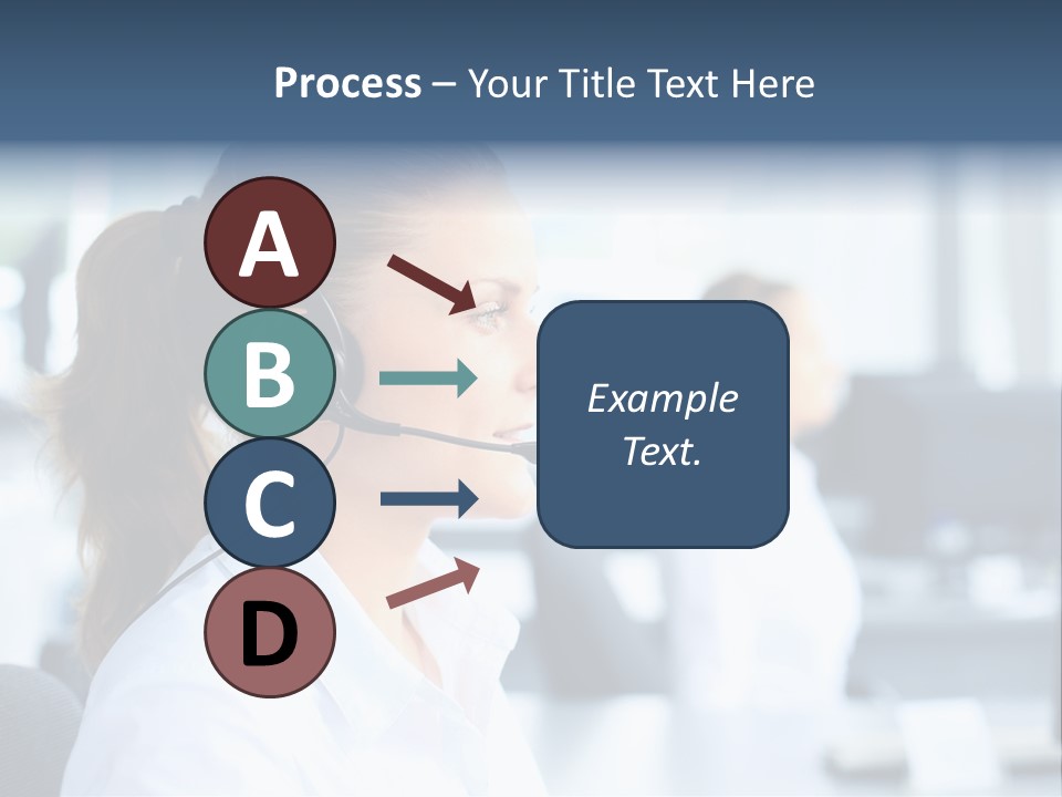Professional Close Up Manager PowerPoint Template