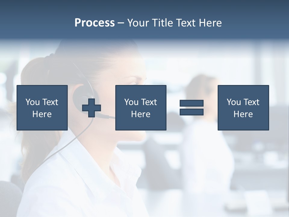 Professional Close Up Manager PowerPoint Template