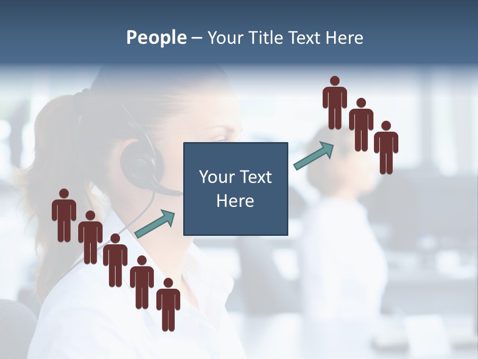 Professional Close Up Manager PowerPoint Template