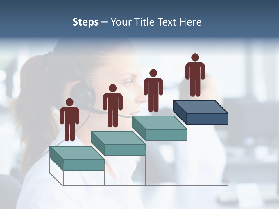 Professional Close Up Manager PowerPoint Template