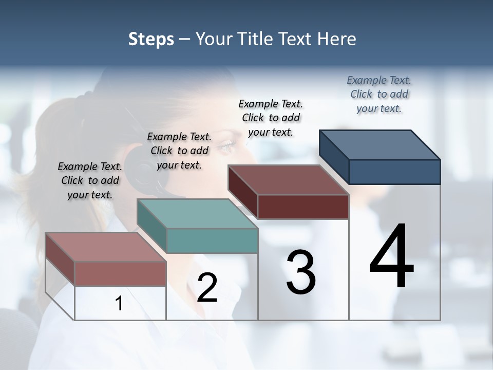 Professional Close Up Manager PowerPoint Template