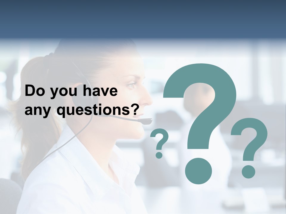 Professional Close Up Manager PowerPoint Template