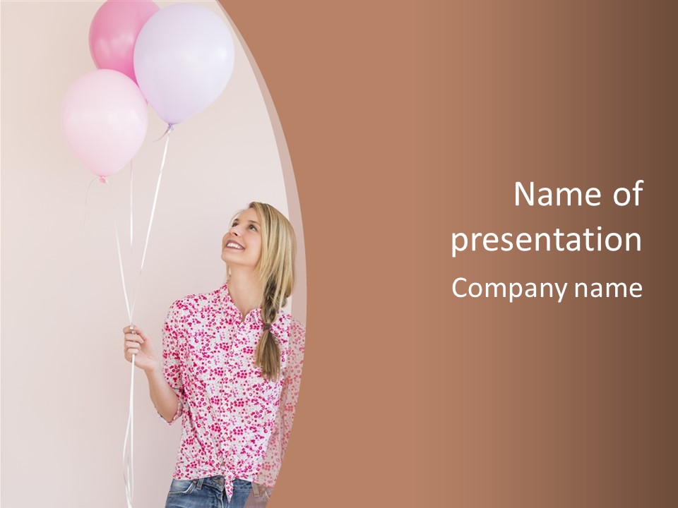 Shot  Hair PowerPoint Template