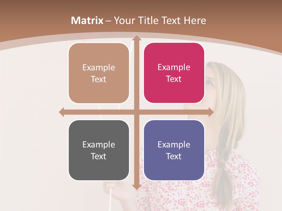 Shot  Hair PowerPoint Template