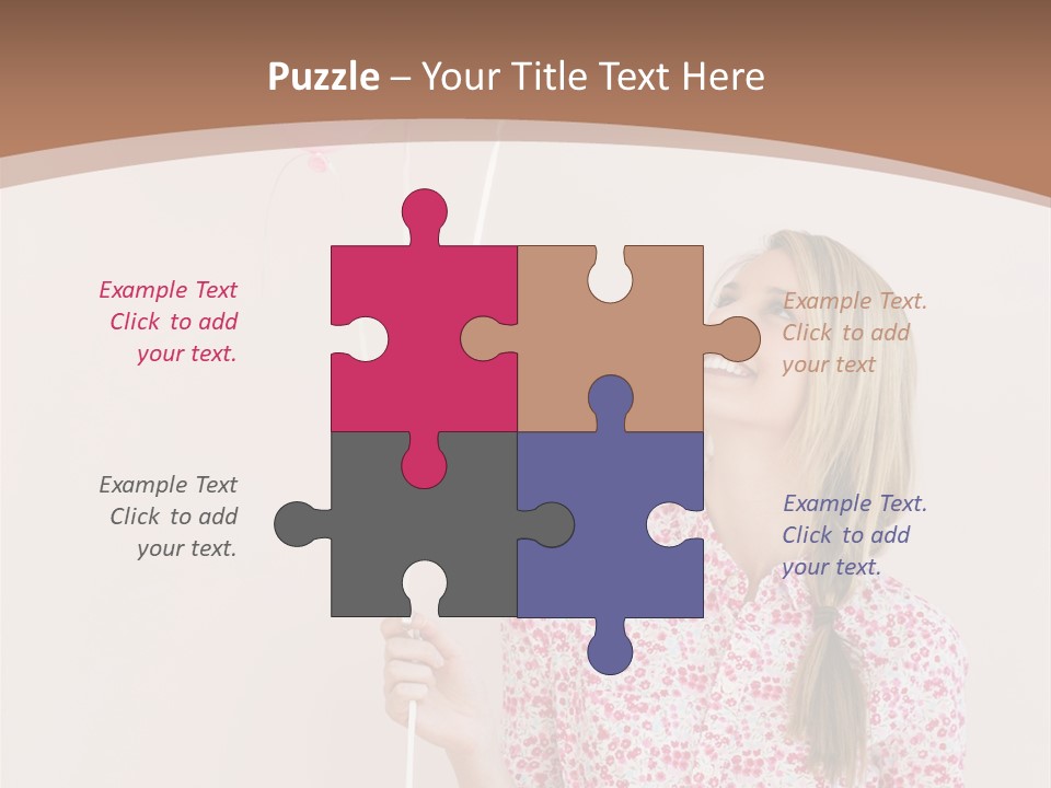 Shot  Hair PowerPoint Template