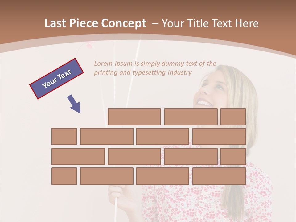 Shot  Hair PowerPoint Template